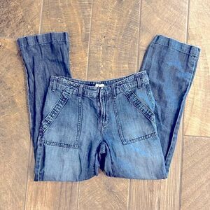 J. Crew Women's Straight Leg Jeans in Dark Blue